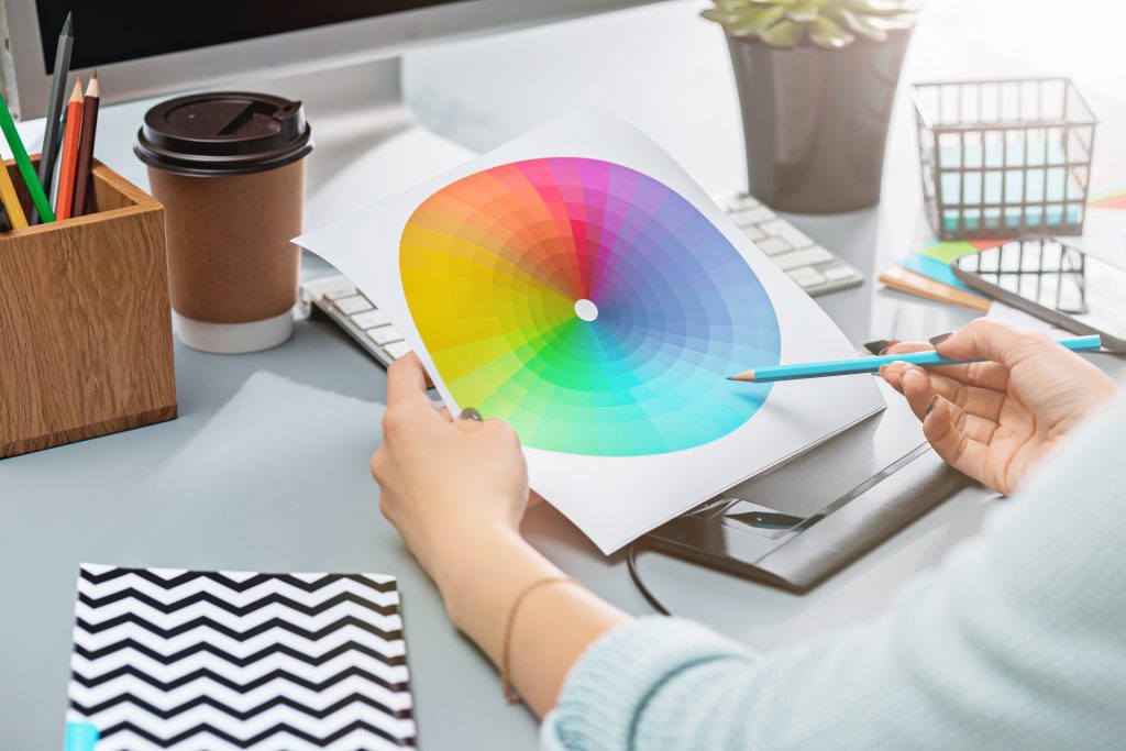 What is the use of color theory in graphic design